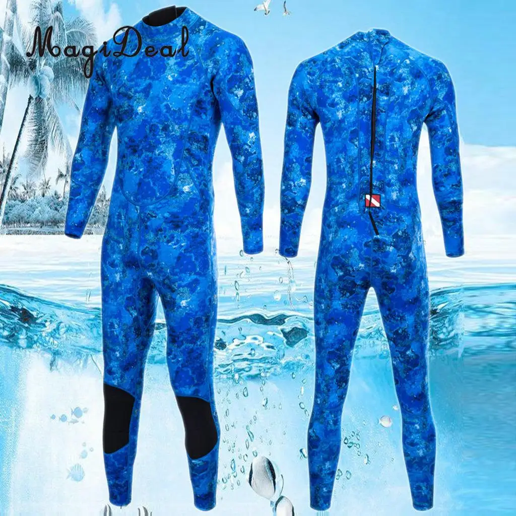Professional 3mm Neoprene Men's Wetsuit Scuba Diving Surfing Swimming for Underwater Kayak Bodyboard Spearfishing Swimwear S-XXL