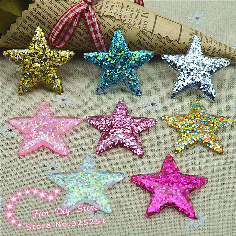 40mm 10PCS Royal Blue Resin Starfish Cabochon|Starfish miniatures|HOME DIY Miniatures|Resin Flatback Sea Star Cabochons