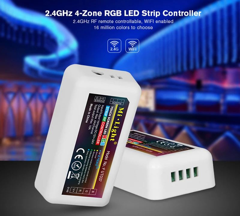 Miboxer 2,4G RF беспроводной пульт дистанционного управления одноцветная Цветовая температура RGB RGBW RGB+ CCT контроллер светодиодной ленты WiFi iBox умный светильник