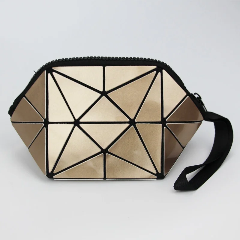 New Luminous Geometric Bags Fashion Women Casual Clutch Evening Bags Geometric Fold Over Handbags Swimming Bag Women