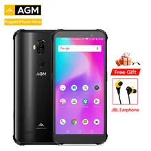 AGM X3 IP68 Waterproof Mobile Phone 5.99″HD 8GB RAM 64/128/256GB ROM Qualcomm SDM845 Octa-core Fingerprint Wireless Charging