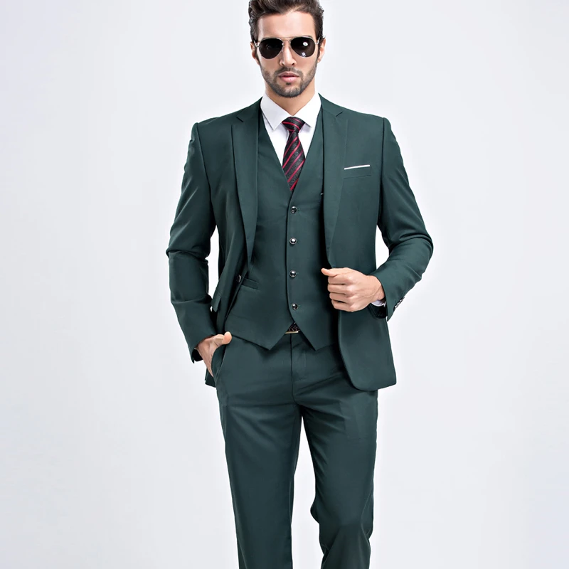 Clásico de negocios trajes formales para hombres 2019 nueva llegada ropa de marca Inglaterra sólido, Vintage, vestido de Slim Fit de boda para hombres|Trajes| AliExpress