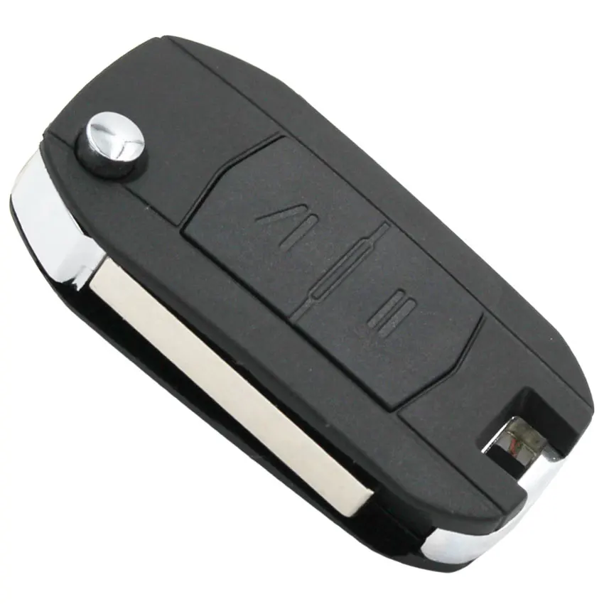 2 кнопочный Выкидной ключ чехол обновление для VAUXHALL OPEL corsa C COMBO MERIVA дистанционный ключ HU100 UNCUT BLADE