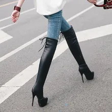 LDHZXC/; Новое поступление; женские ботинки; модные ботфорты из флока на молнии с острым носком; вечерние сапоги; сезон осень-зима