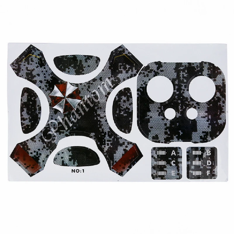 ПВХ полный набор Стикеры цифровой камуфляж для DJI Phantom 4 фюзеляжа Дистанционное