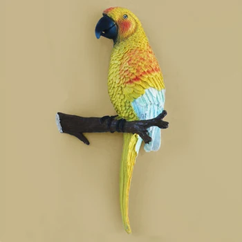 

Resin Decorative Wall Parrot House Bird