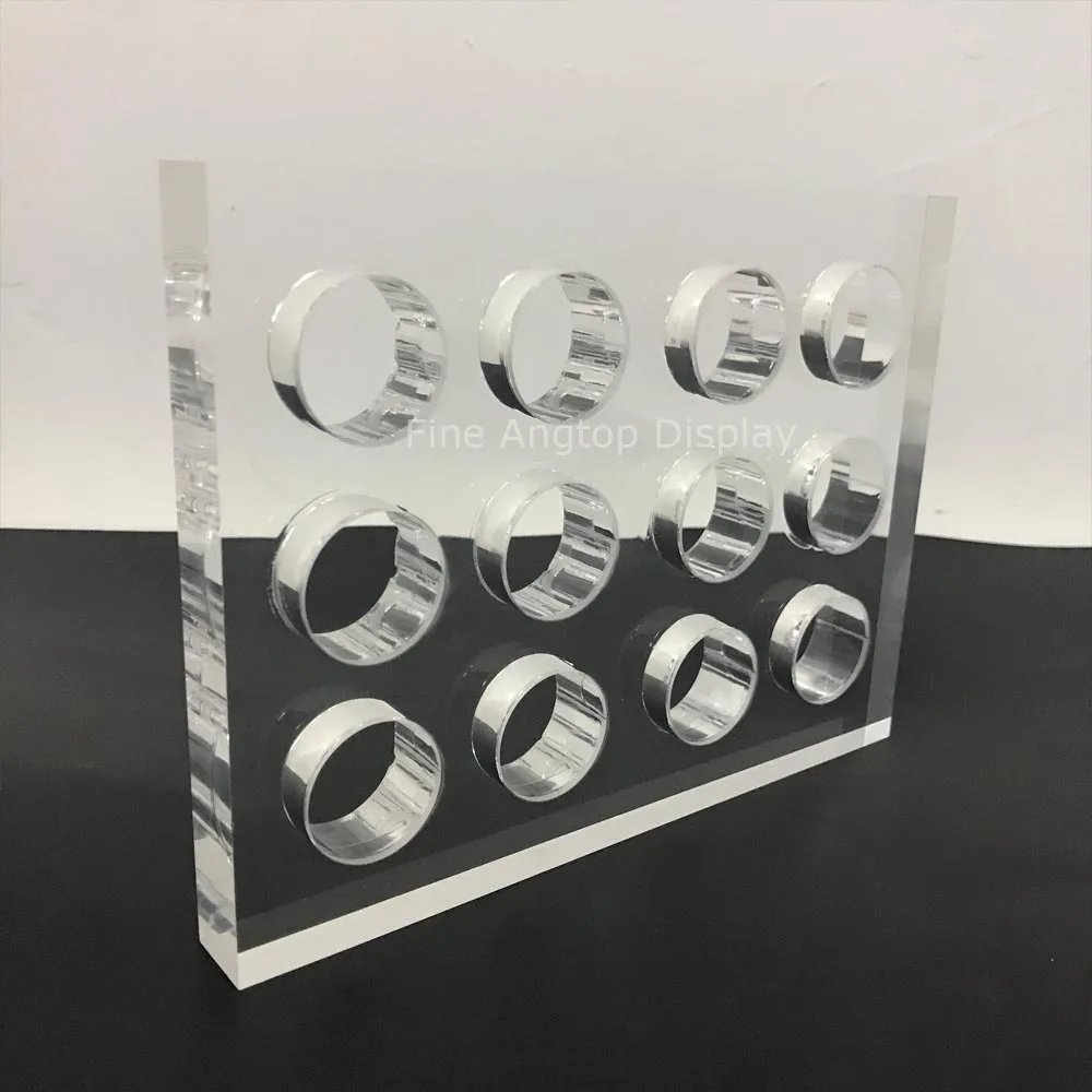 

Desktop Clear Acrylic Scarf Holder Jewelry Show Block