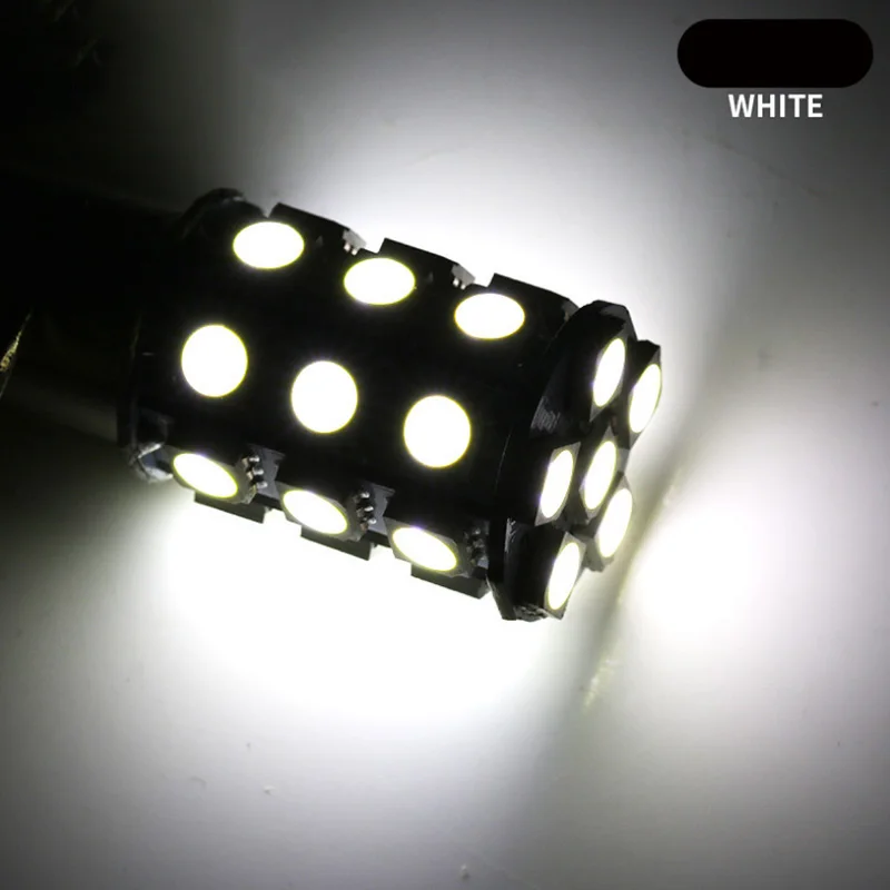 1 шт. T20 W21/5 Вт 1156 1157 7443 W21W 7440 WY21W 27 5050 SMD LED чистый белый автомобильный тормоз Стоп