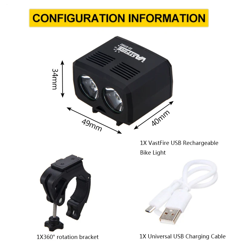 Clearance Waterproof USB Headlight Bike Lamp 2X XM-L T6 LED Bicycle Light 5 Modes Cycling Torch Rechargeable Headlamp 6 Clearance Waterproof USB Headlight Bike Lamp 2X XM-L T6 LED Bicycle Light 5 Modes Cycling Torch Rechargeable Headlamp 6