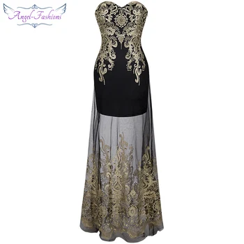 Angel-fashions Vintage 1920'S Strapless Evening Dress