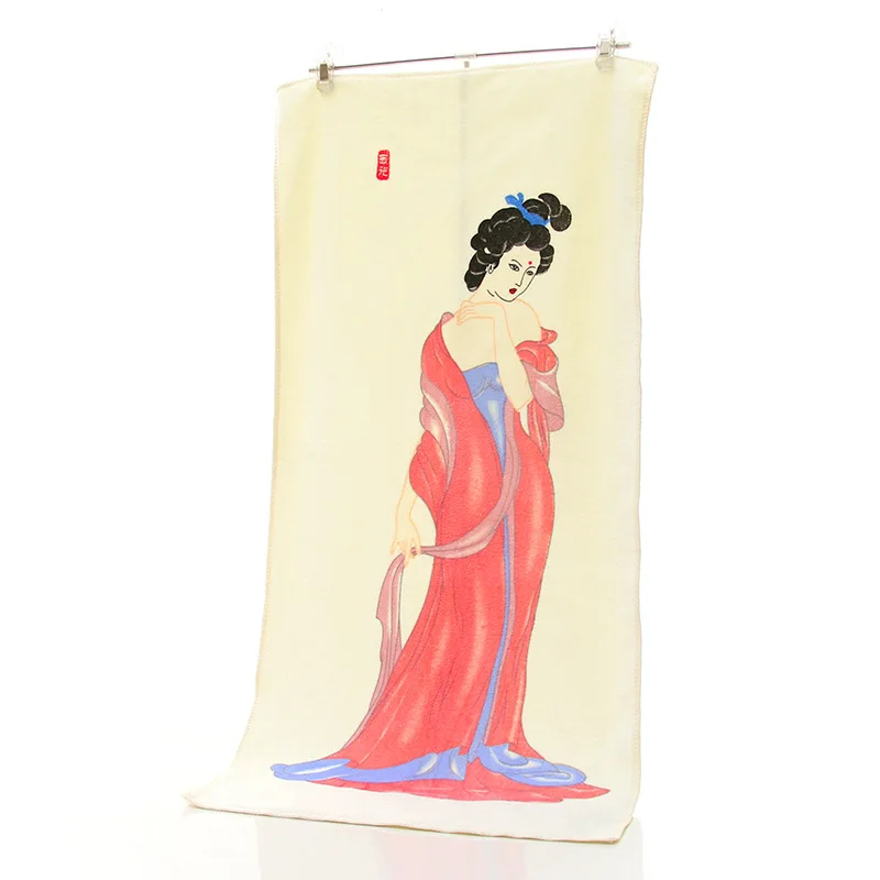 

Towel Creative Color Changing Temperature Control Different Chinese Sexy Beauty Cotton Bath Towel