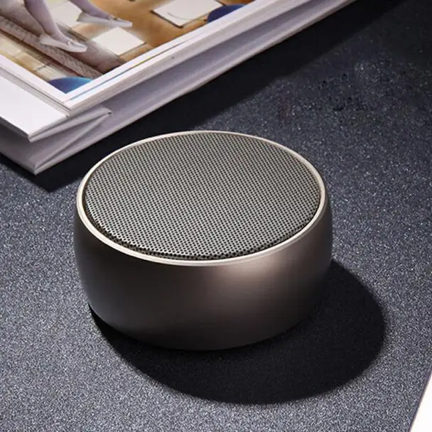 

HIPERDEL bluetooth speaker Wireless Portable Metal Stereo Speakers 3D surround sound for SmartPhone Tablet C323