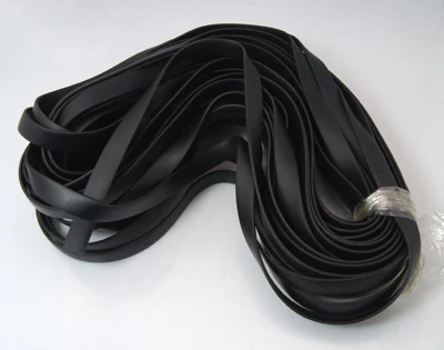 

6x2mm Black Synthetic Rubber Cord Jewelry Findings for Jewelry Making DIY about 106~120m/2000g