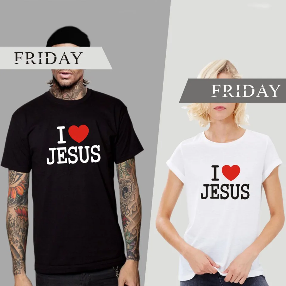 

2016 New Fashion Jesus Christ Design I LOVE JESUS Short Sleeve T-Shirt KEEP CALM Hip Hop Cotton Tops Tees Men/Women T Shirt