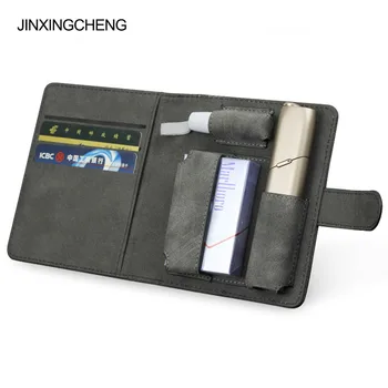 

JINXINGCHENG Fashion Filp Wallet Pouch Case for iqos multi 3.0 Case Cover for iqos3 multi Protective Accessories two Colors