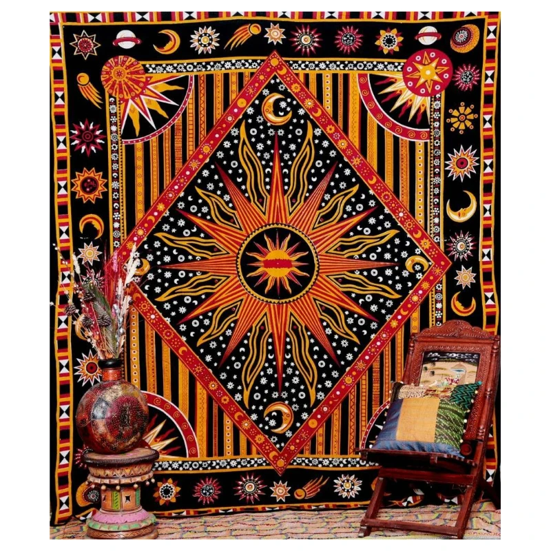Buy Indian Mandala Tapestry, 145x200cm, tapestry