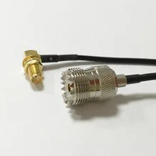 Модем коаксиальный кабель внутренний разъем SMA гайка правый угловой переключатель разъем uhf разъем кабель RG174 20 см 8 дюймов адаптер