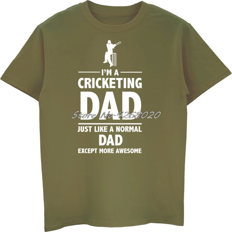 أزياء الرجال عادية القميص أنا cricketing أبي-الأب/الأب تي شيرت الرجال القطن قصير كم قميص بارد المحملات قمم أزياء الرجال عادية القميص أنا cricketing أبي-الأب/الأب تي شيرت الرجال القطن قصير كم قميص بارد المحملات قمم