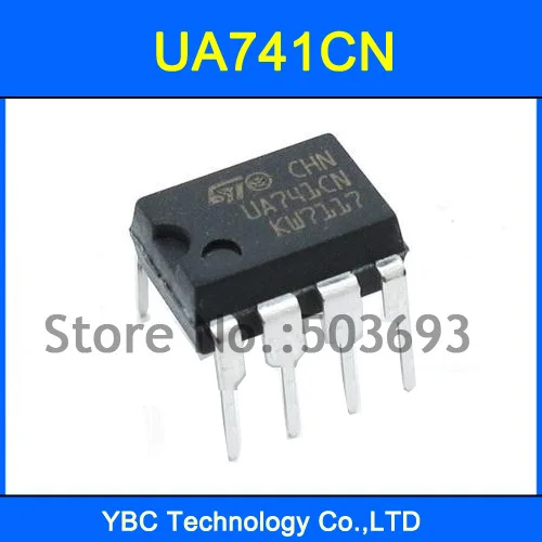 10pcs UA741CN UA741 LM741 op amp compensation type DIP-8