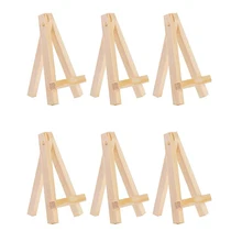 MEEDEN 5 дюймов деревянный мольберт Свадебные экрана мольберт стенд для предметы домашнего обихода и школьников художника поставки(6 шт. в комплекте