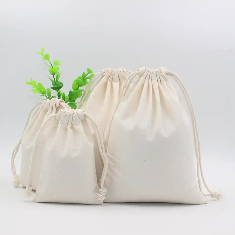 printed drawstring pouch