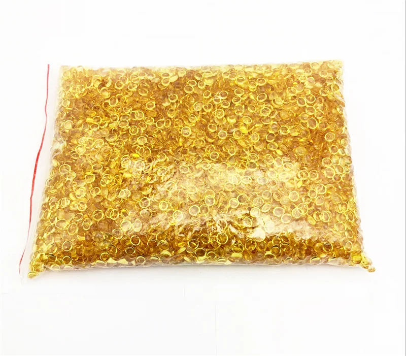 100g Hot Melt Keratin Glue Granule Blonde Yellow Color Beads Glue Grain for Pre-bonded Human Fusion Hair Extension Tools