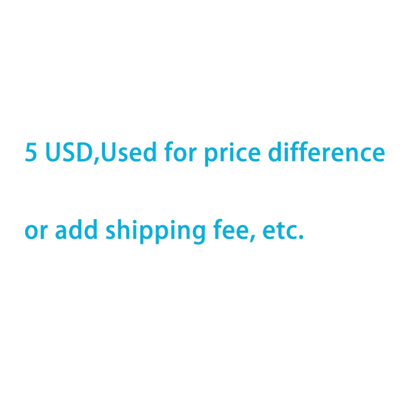 

5 usd, used to make up price difference for buyer