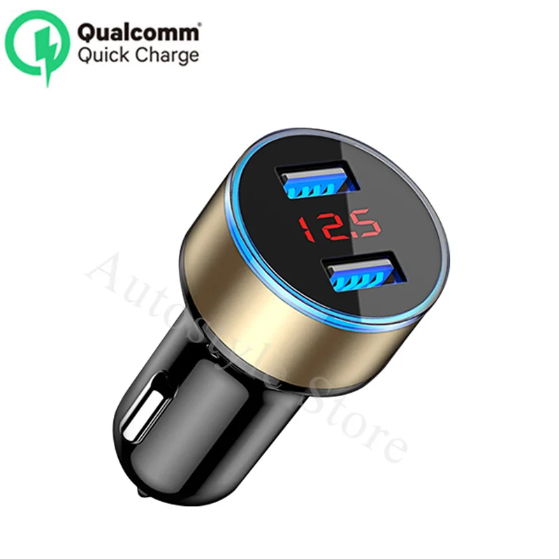 

Car Charger 5V 3.1A With LED Display Universal Dual Usb for Nissan Altima titan sentra maxima frontier qashqai j10 j11 micra