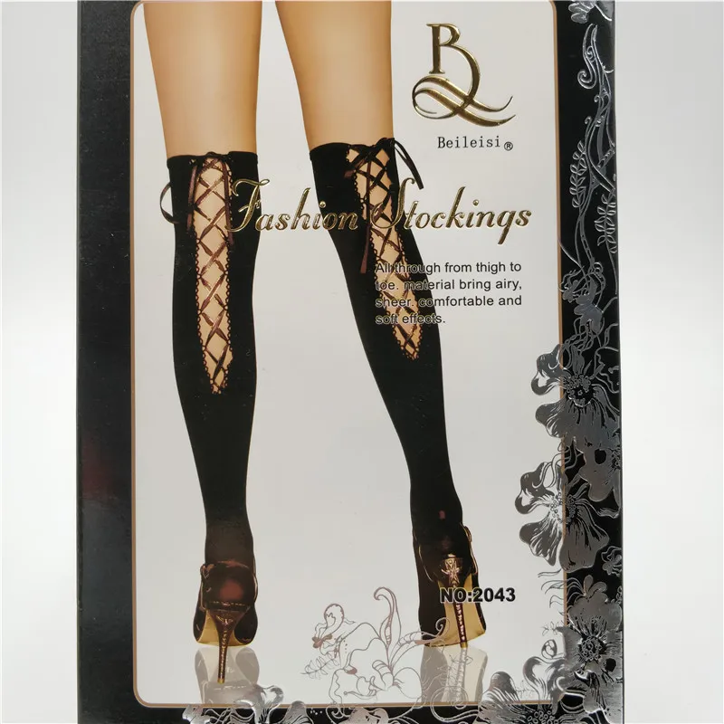 over the knee lace stockings