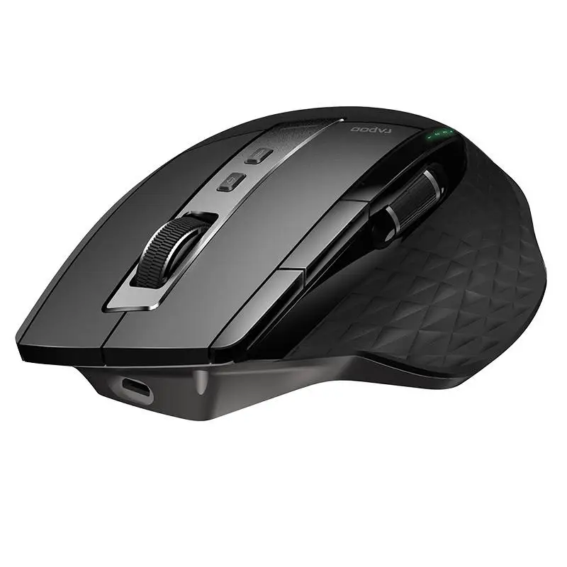 Rapoo MT750s перезаряжаемая многомодовая беспроводная мышь 3200 dpi переключение между
