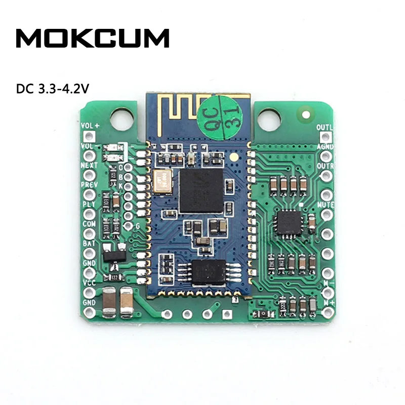 

DC 3.3V-4.2V CSR8645 APT-X Lossless Music Hifi Bluetooth 4.1 Receiver Board Amplifier Module for Audio Car Amplifier Speaker