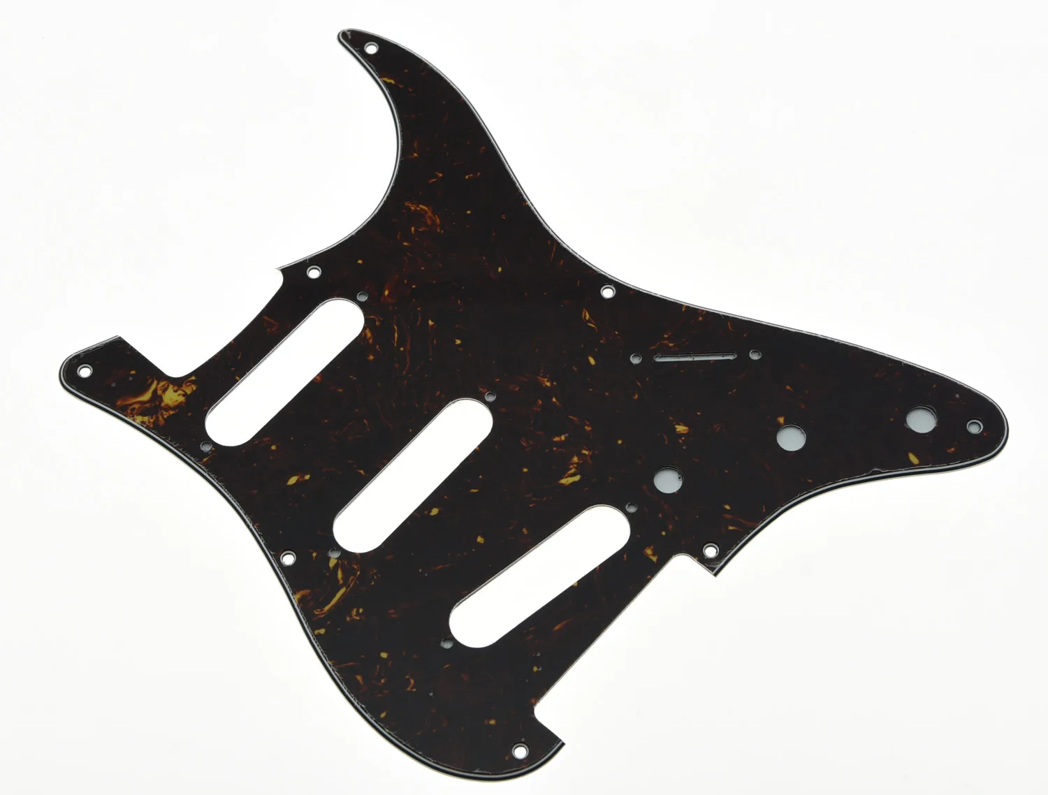 

USA Vintage 8 Hole ST Guitar Pickguard Dark Brown Tortoise for Strat