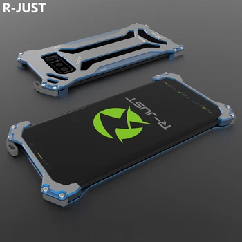 

R-JUST For Samsung Galaxy Note 8 Case Cover Luxury Hard Metal Aluminum Shockproof Armor Phone Case for Samsung Note 8 Back Cover