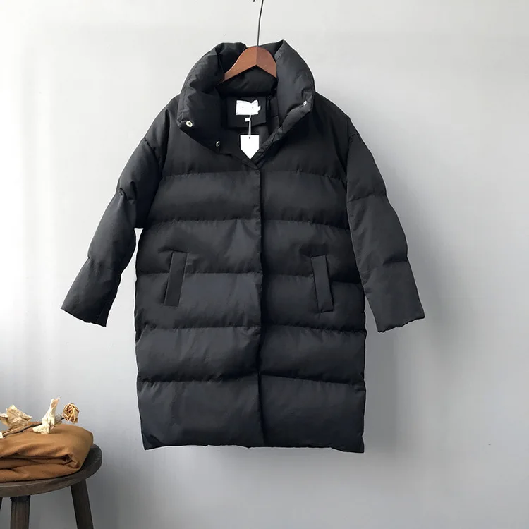 Women Maxi Down Puffer Fashion Bread Coat Parka