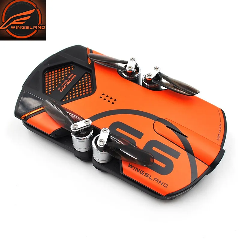 

Wingsland S6 RC Drone handheld smart Manta compact portable mini Pocket Selfie UAV with 4k UHD Camera Follow Me RC helicopter