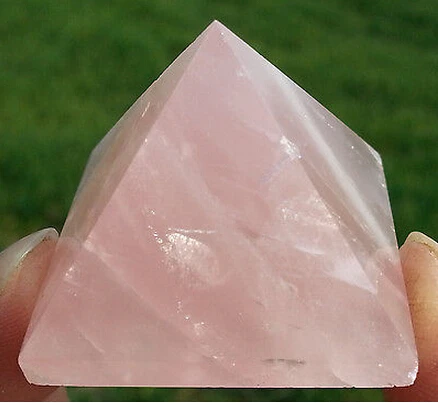 

Natural Rose Quartz Crystal Pyramid Healing China