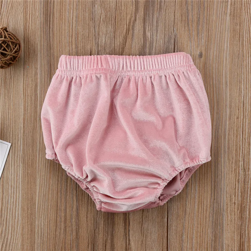 Buy 2018 New Solid Bloomer Design Baby Short Girls