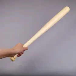 Одноцветное деревянная бейсбольная бита 64 см Профессиональный Бейсбол придерживаться жесткого деревянная бейсбольная бита обучение
