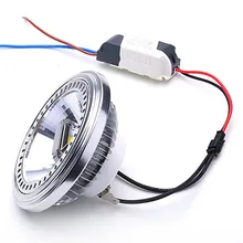 8 шт. 15 Вт COB светодиодный светильник с регулируемой яркостью AR111 G53 QR111 15 Вт светодиодный сменный прожектор 120 Вт галогенные лампы с Драйвером