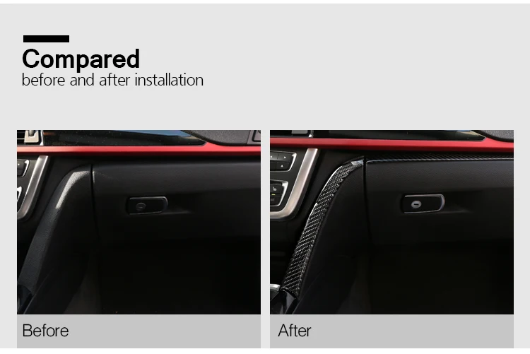 Betterhumz внутренняя Центральная панель управления декоративные полоски из углеродного волокна автомобильные наклейки для BMW F30 F32 F34 2013- аксессуары