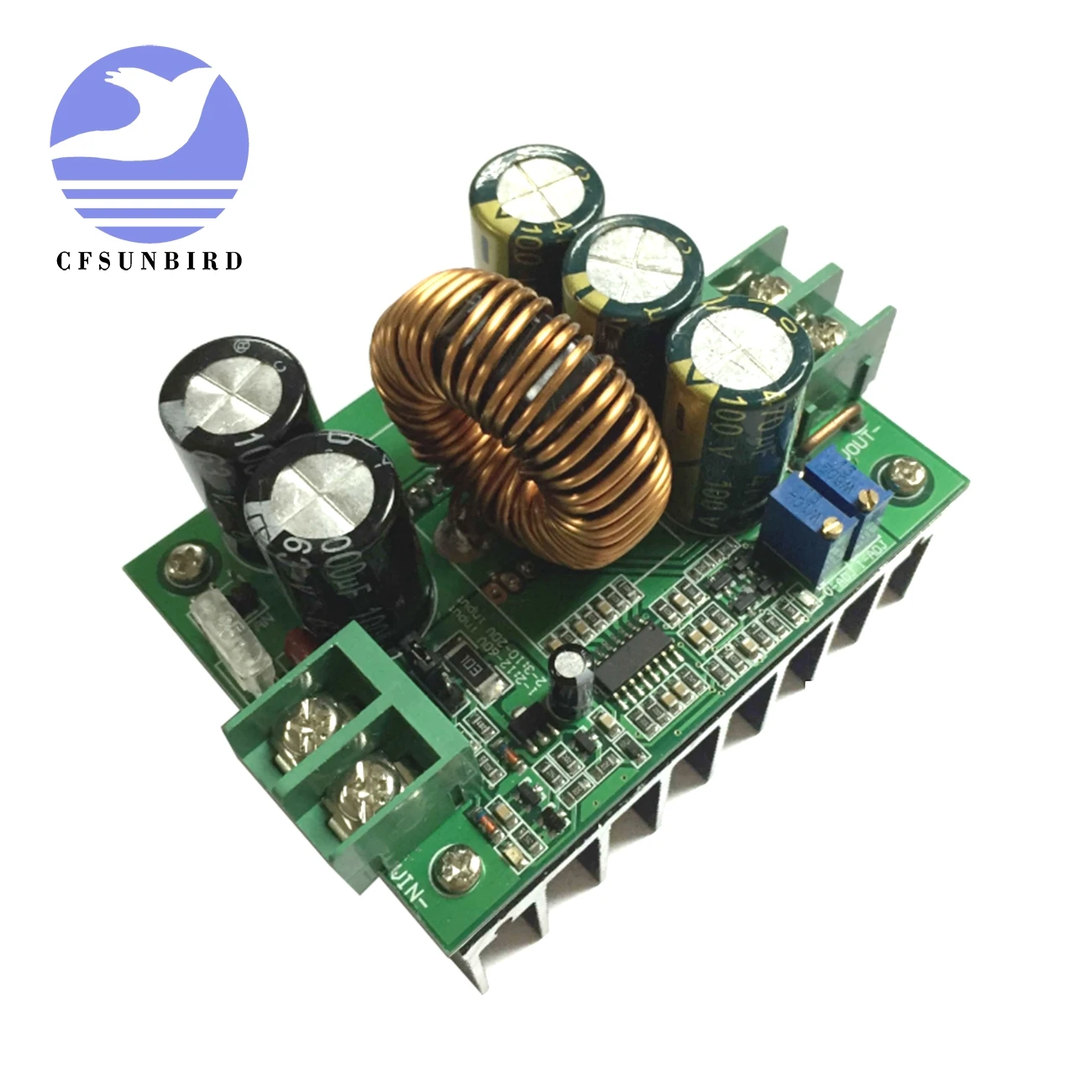 

1200W 20A DC Constant Current CV Boost Converter 8V-60V to 12V-80V Non-isolated Voltage Step-up Power Supply Module