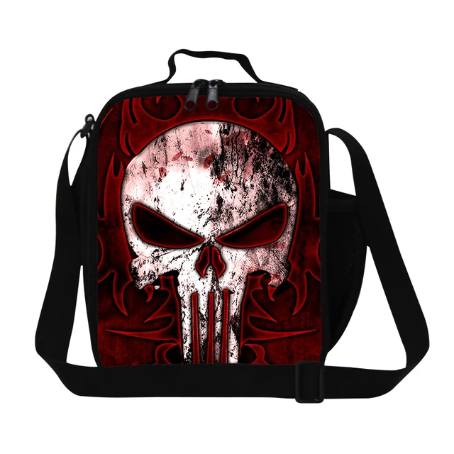 Best Skull Prinitng Lunch Bag For S Insulated Crossbody Best Skull Prinitng Lunch Bag For S Insulated Crossbody Box Men Work Cool