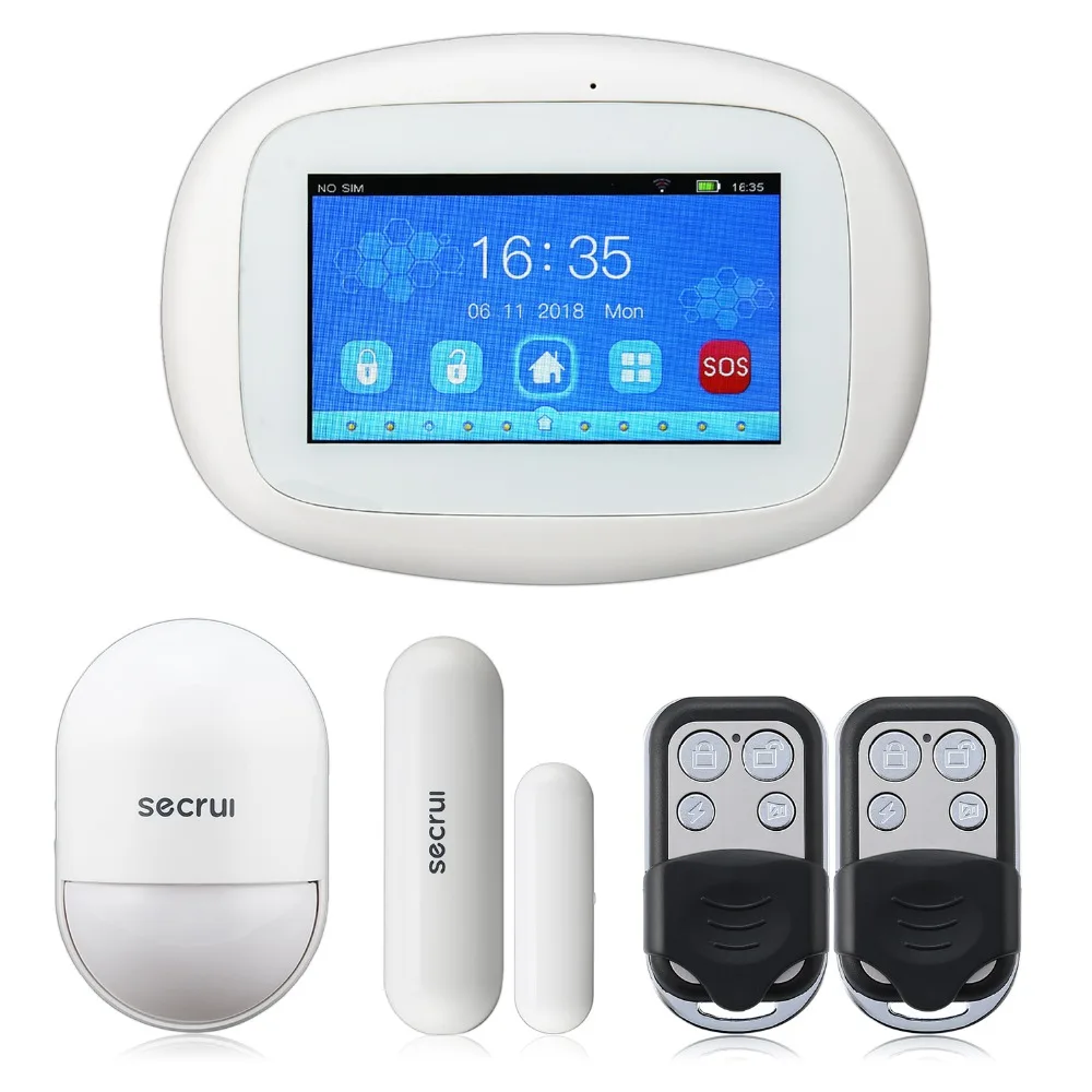 

Alarm System For Home Security Gsm Wifi Wireless Security Alarms Car Home Alarm House Escape Room Residential Alarm Keychain k5