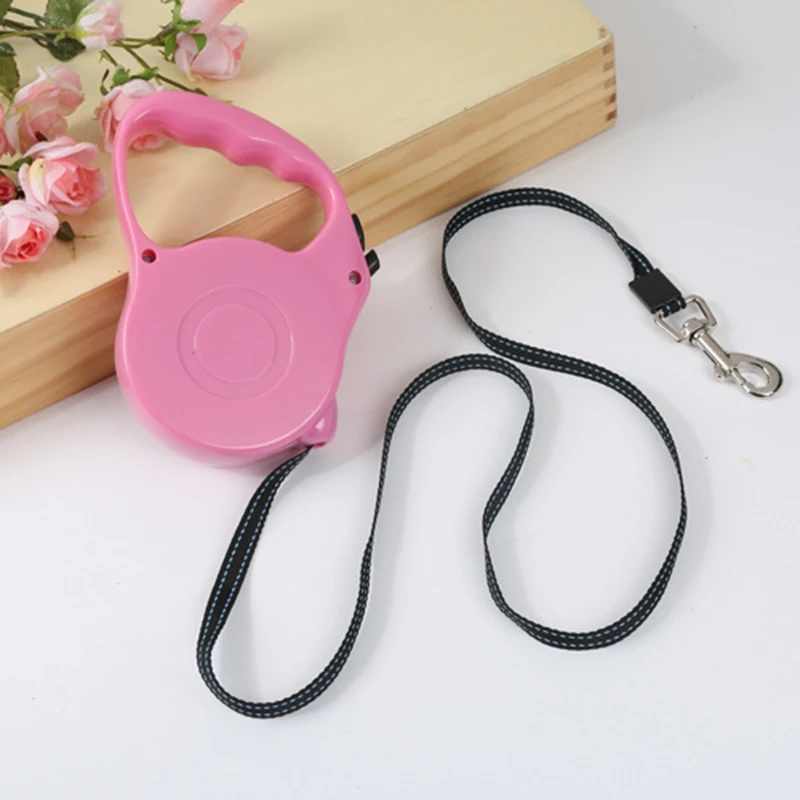 Automatic Retractable Pet Dog Leash Nylon Rope Pulling Dog Lead