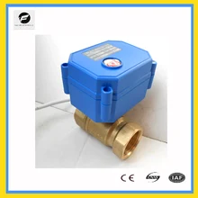 2way DN20 3/" DC12v CR03 проводки моторизованный клапан t для детектор утечки воды