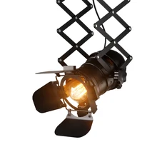 Retro Loft ceiling light adjustable lifting light living room pub Bar stage restaurant cafe lamp cloth store shop dome light