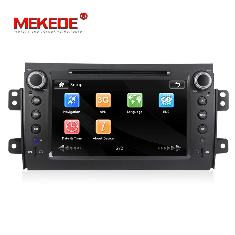7 дюймов сенсорный экран 2 Din Автомобильный dvd радиоплеер для Suzuki SX4 2006 2013 gps