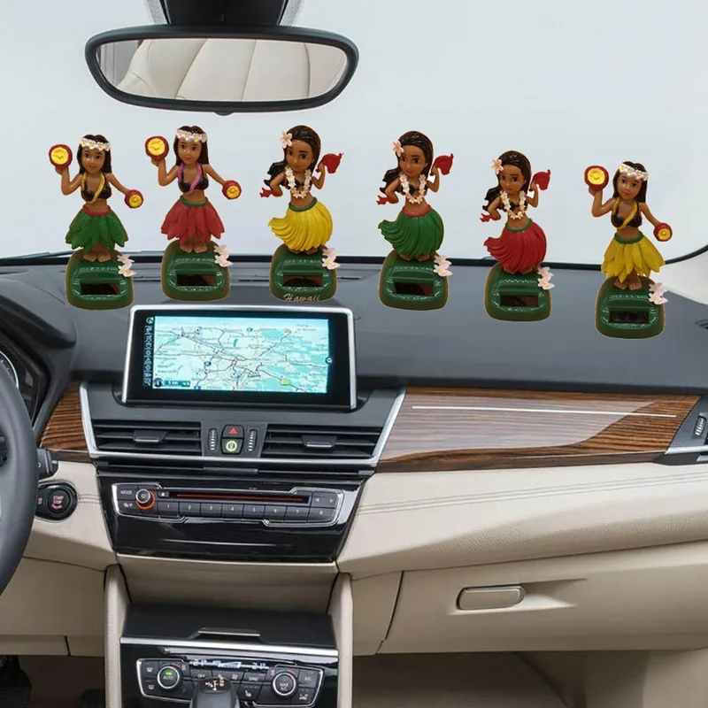 Solar Powered Shaking Head Toy Auto Interior Dashboard Decoration