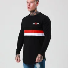 Хлопковая гимнастическая майка, Спортивная футболка, Мужская футболка с длинным рукавом для бега, мужские тренировочные футболки для тренировок, фитнес-топ, Спортивная футболка, Рашгард