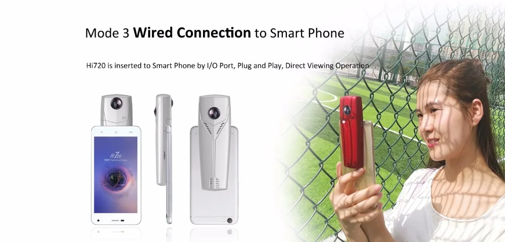 3D VR Panoramic 360 Sport Camera Portable VR Camera for all Android Smartphone series (17)